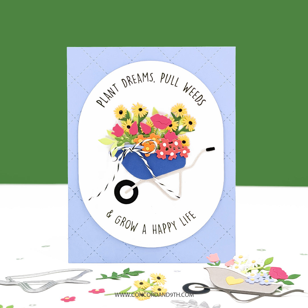 Concord & 9th - Wheelbarrow Wishes Stamp Set