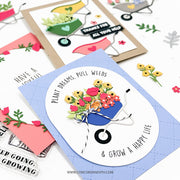(PRE-ORDER) Concord & 9th - Wheelbarrow Wishes Stamp Set