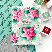 Pinkfresh Studio - Whispers of Poinsettia Stencils