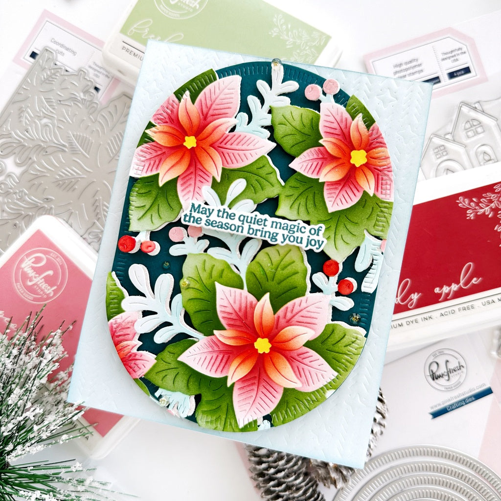 Pinkfresh Studio - Whispers of Poinsettia Die