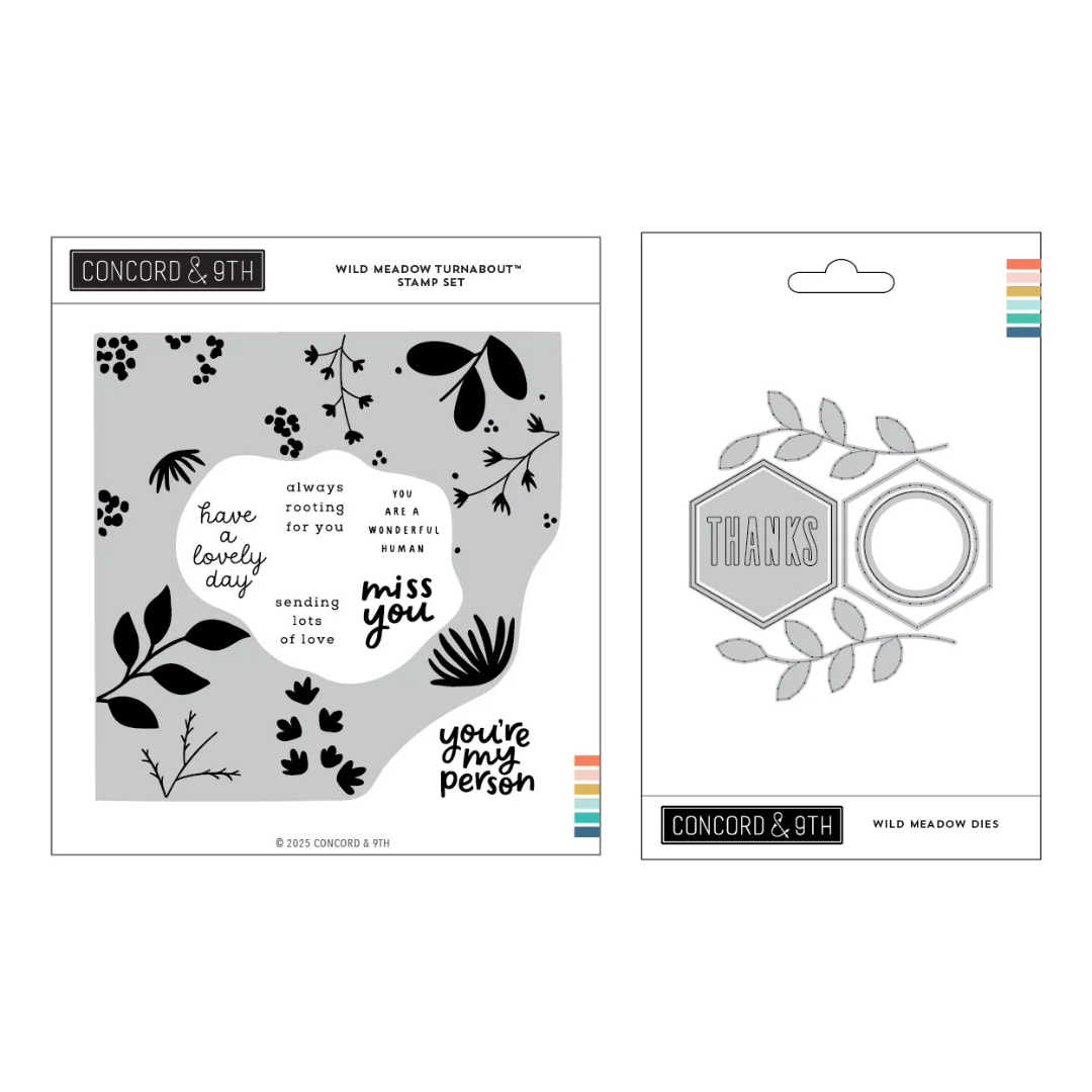 Concord & 9th - Wild Meadow Turnabout™ Stamp & Die Bundle