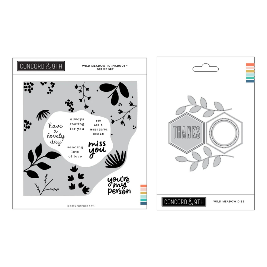 Concord & 9th - Wild Meadow Turnabout™ Stamp & Die Bundle