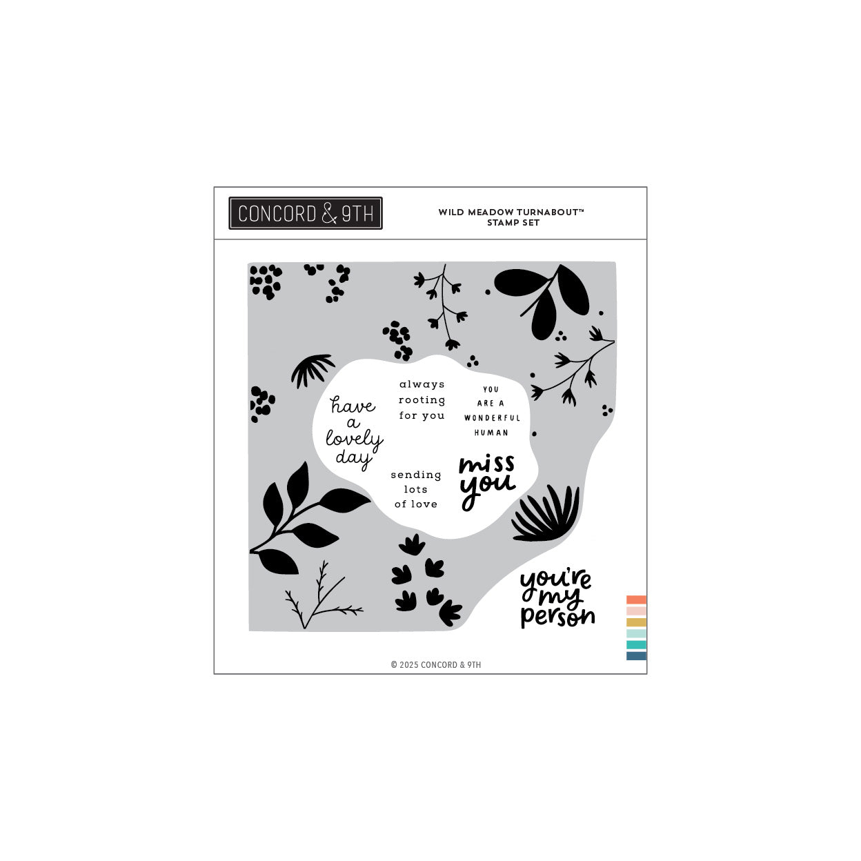 Concord & 9th - Wild Meadow Turnabout™ Stamp Set