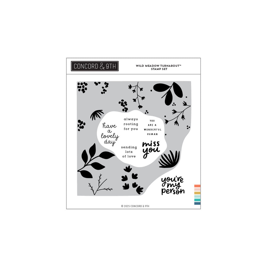 Concord & 9th - Wild Meadow Turnabout™ Stamp Set
