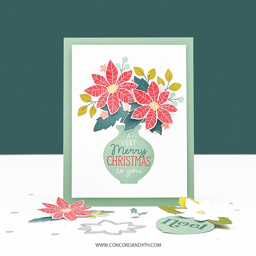 Concord & 9th - Winter Bouquet Stamp & Die Bundle