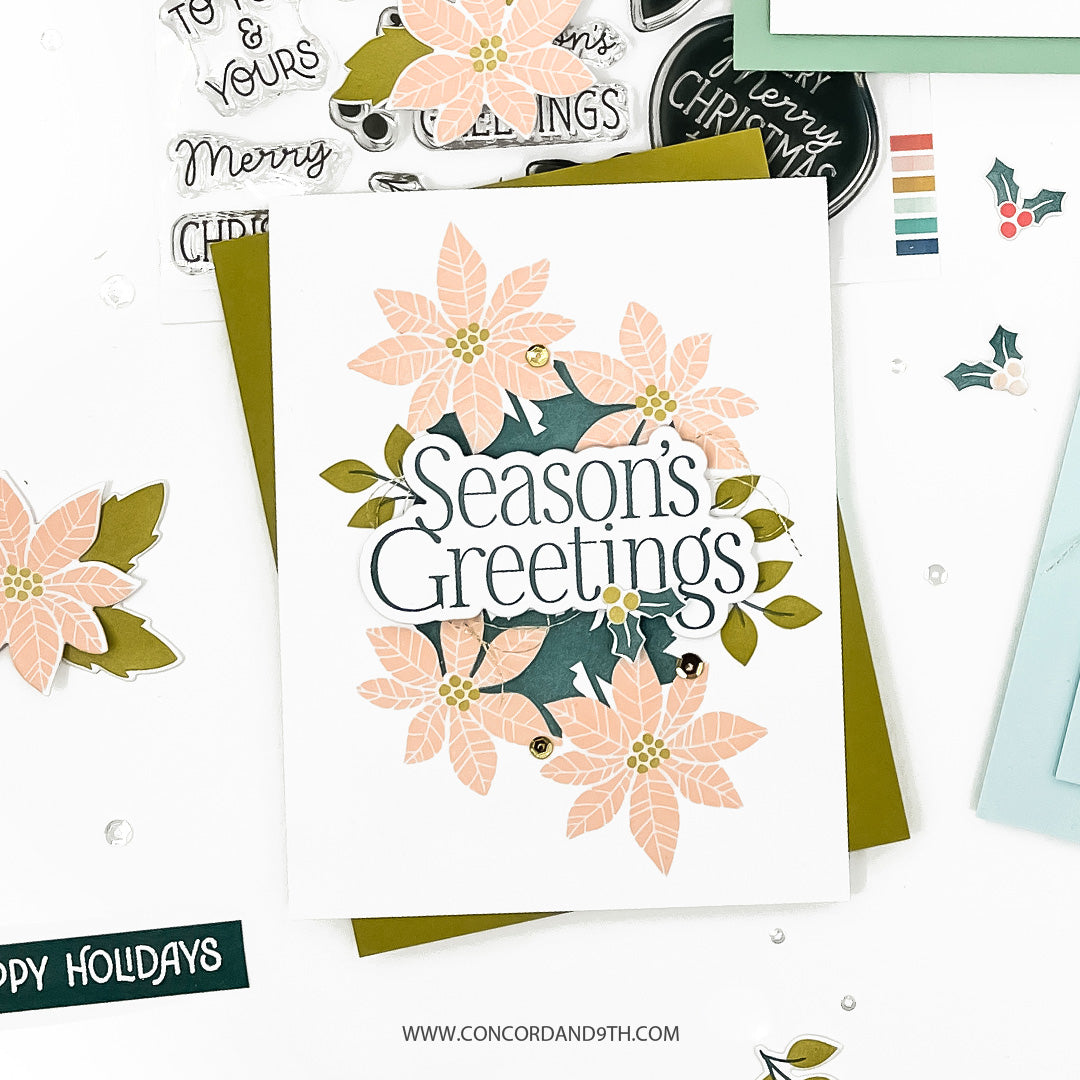 Concord & 9th - Winter Bouquet Stamp Set