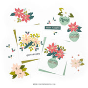 Concord & 9th - Winter Bouquet Stamp & Die Bundle