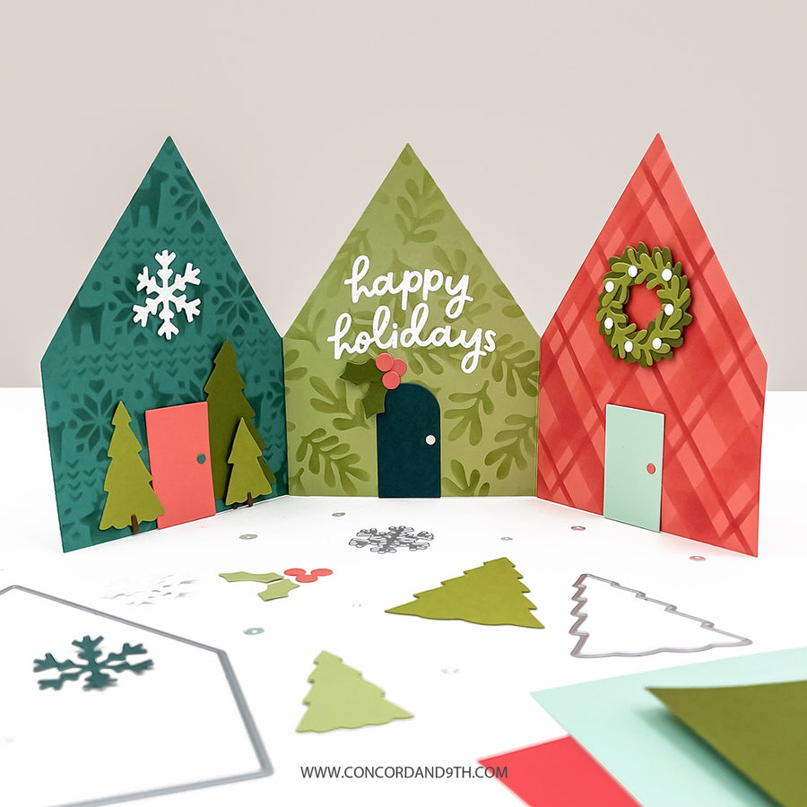 Concord & 9th - Yuletide Lane Stamp & Die Bundle