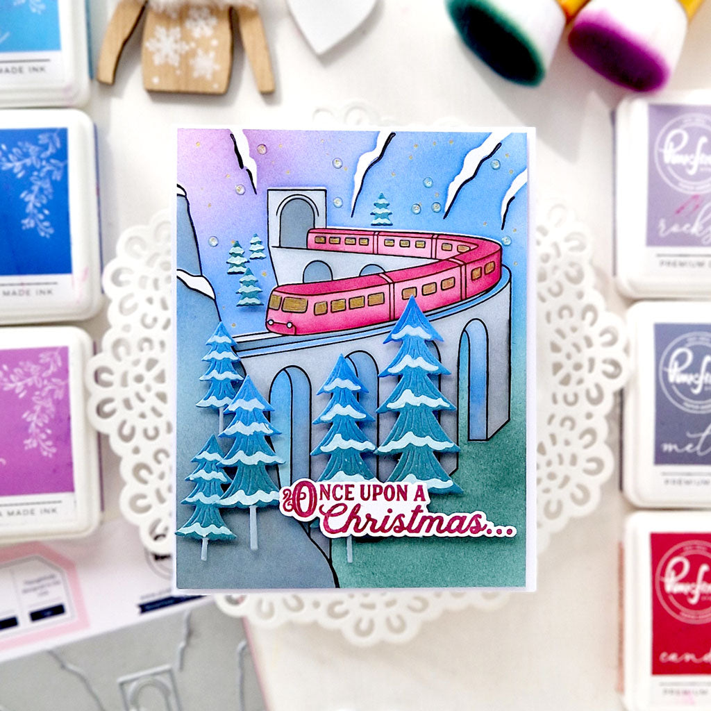 Pinkfresh Studio - Holiday Express Press Plate