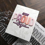 Concord & 9th (Kristina Werner) - Long Line Roses Stamp Set