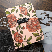 Concord & 9th (Kristina Werner) - Long Line Roses Stamp Set